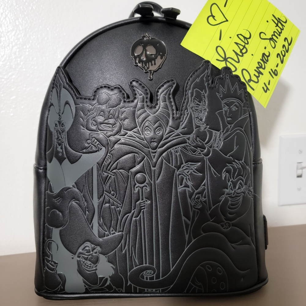 NWT Loungefly Disney Full Cast Villains RARE Mini Backpack